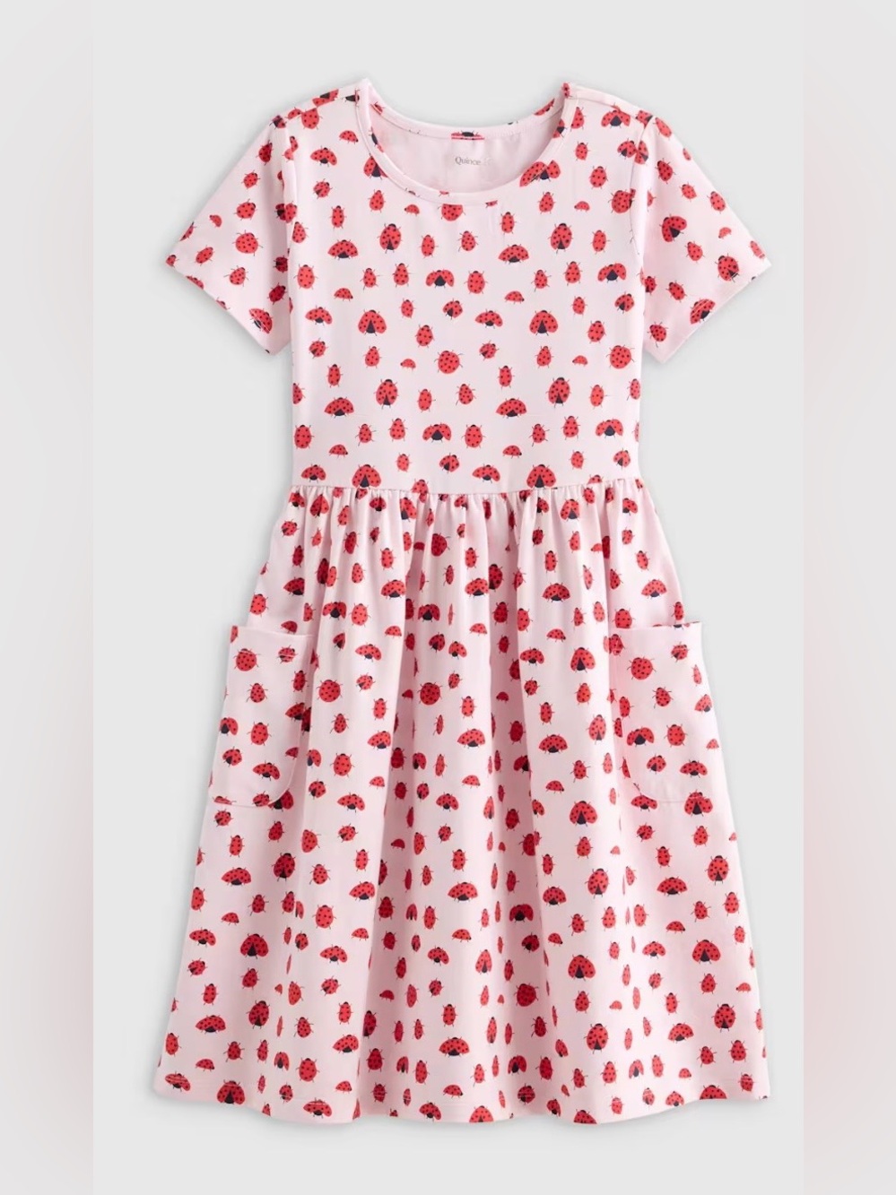 Organic Cotton Fit and Flare Pocket Dress - Picture 4 of 8
